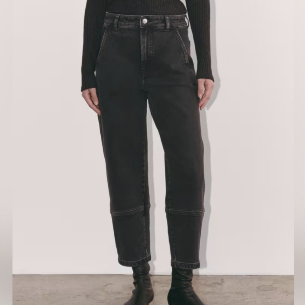 Everlane Charcoal Cropped Ankle Jeans